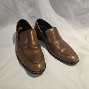 Cole Haan brown leather loafers